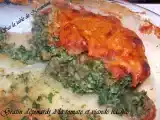 Recette Gratin d'épinards à la tomate et viande hâchée