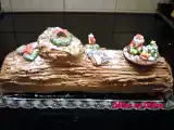 Recette Bûche de noël aux marrons glacés et au chocolat