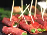 Recette Petits rouleaux de bresaola pour un apéritif léger