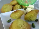 Recette Mini madeleine pistache-chocolat blanc