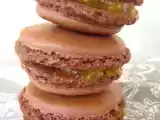 Recette Macarons chocolat-mangue