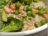 Recette Soupe aux nouilles chinoises, légumes et crevettes