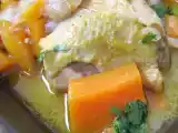 Recette Tajine facile poulet carottes orange