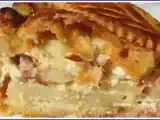 Recette Tourte aux pommes de terre et aux lardons