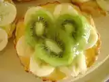 Recette Tartelettes banane, et kiwi a la créme d'amande
