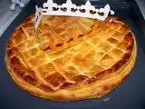Recette Galette des rois frangipane citron framboise.