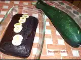 Recette Le gâteau au chocolat à la courgette et banane