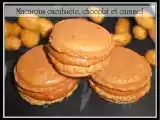 Recette Macarons cacahuètes, chocolat et caramel...