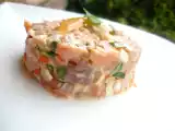 Recette Tartare de saumon fumé et surimi
