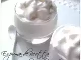 Recette Espuma de ricotta au lait d'amandes