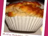 Recette Muffins philadelphia, fruits des bois.