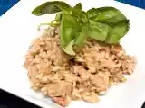 Recette Risotto au filet de porc et au prosciutto, parfumé au vinaigre balsamique