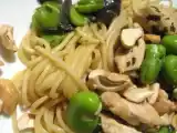 Recette Nouilles à la chinoise, gingembre, ail, coriandre... excellentes!