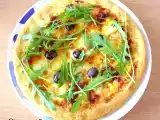 Recette Pizza aux 3 fromages et miel