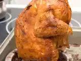 Recette Poulet rôti bbq sur canette de bière au goût de st-hubert