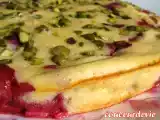Recette Clafoutis ricotta-framboises-pistaches