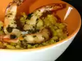 Recette Risotto aux crevettes et au safran