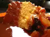 Recette Pudding vapeur pomme-noix, sauce au caramel.