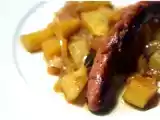 Recette Patates douces et saucisses fraîches à la sauge