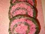 Recette Roulé d'épinard, betterave et fromage frais de pucebleue