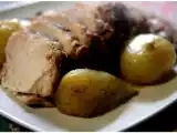 Recette Rôti de porc aux oignons et à la sauge
