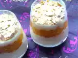 Recette Verrine pomme - ricotta - cannelle et flocons