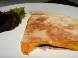 Recette Quesadillas au cheddar, à l’oignon et au piment