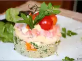 Recette Taboule au surimi, et crevettes