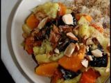 Recette Curry de légumes racines aux pruneaux et aux amandes