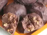 Recette Bouchées chocolatées au beurre de cacahuète