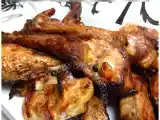 Recette Ribs et poulet marinés au jus de pomme
