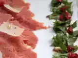 Recette Carpaccio de boeuf & gingembre, vinaigrette à la grenade