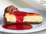 Recette Cheesecake à la ricotta et au coulis de framboise