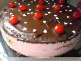 Recette Gâteau cerise-chocolat pour la saint-valentin