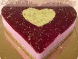 Recette Bavarois pistache-framboise version st-valentin