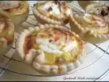 Recette Tartelettes aux oignons, pignons et chèvre