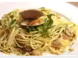 Recette Linguine aux praires et son pesto de roquette