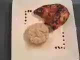 Recette Au menu ce soir: poulet laqué au miel, compotée de topinambours