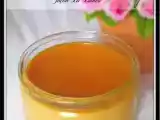 Recette Crème caramel à l'orange façon la laitière