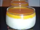Recette Pannacotta a la vanille et à la pêche