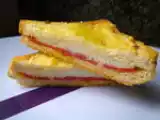 Recette Croque monsieur à la crème de chou fleur et chorizo