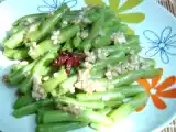 Recette Salade d'haricots verts.