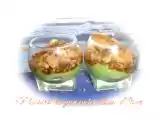 Recette Petite verrine exotique avocat-banane et son crumble.