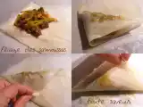 Recette Samoussa de boeuf au cumin et curcuma avec méthode de pliage