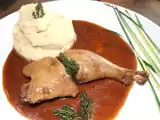Recette Cuisses de canard et purée de céleri-rave