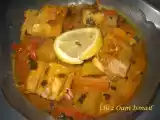 Recette Tagine de poisson(colin)