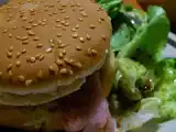 Recette Hamburger au jambon