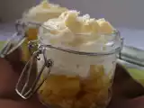 Recette Verrine d'ananas à la vanille, mousse mangue
