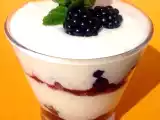 Recette Verrine de mousse au chocolat blanc et mûres