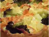 Recette Quiche brocoli, pommes de terre et saumon fumé